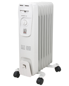 Emerio oliefyldt radiator HO105588 (hvid)