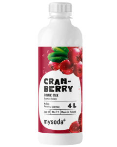 Mysoda Cranberry Real Sugar