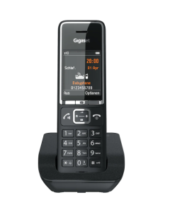 Gigaset Comfort 550 trådløs telefon (sort/krom)