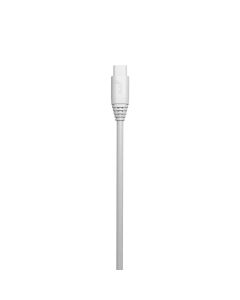 GEAR Synkkabel USB-C 2.0 3,0m gen2 Rundt Kabel Hvid