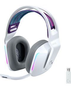 Logitech G733 Wireless Lightspeed RGB gaming headset (hvid)