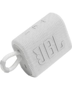 JBL GO 3 bærbar trådløs højttaler (hvid)