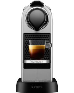 NESPRESSO® CitiZ kaffemaskine fra Krups, Silver
