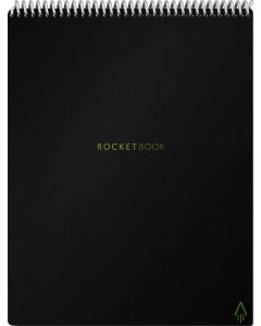 Rocketbook Flip Letter genanvendelig notesblok A4 (infinity black)