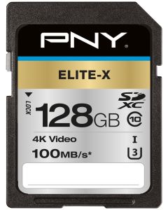 PNY Elite-X SDXC hukommelseskort 128 GB