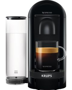 NESPRESSO® VertuoPlus-kaffemaskine fra Krups, Sort (Brúkar serligar kapslar)