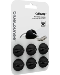 BlueLounge CableDrop kabelholdere CD-BL (sort)