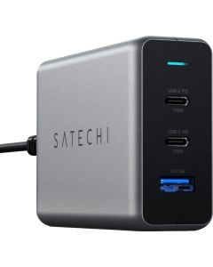 Satechi dual USB-C og USB-A oplader ST-TC100GM-EU