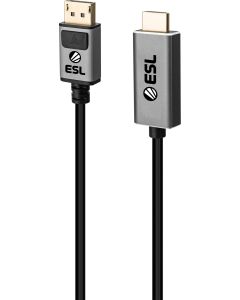 ESL Gaming DP-HDMI kabel (3 m)
