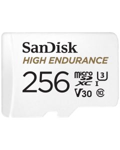 SanDisk MicroSDXC Endurance with SD adapter 256 GB hukommelseskort