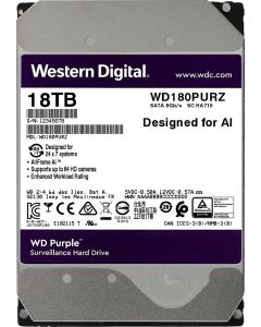 WD Purple Surveillance 3,5" internt hard drive (18 TB)