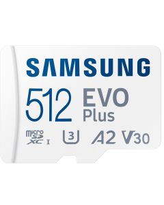 Samsung EVO Plus mikro SD hukommelseskort (512GB)