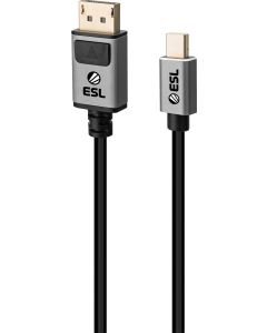 ESL Gaming DisplayPort til mini DisplayPort 1.4 kabel (2 m)