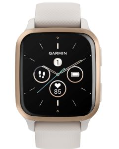 Garmin Venu Sq 2 Music smartwatch (Ivory & Gold)