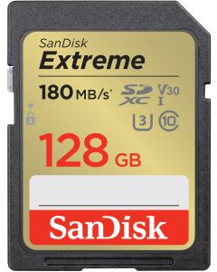 SanDisk Extreme® 128GB SDXC UHS-I kort