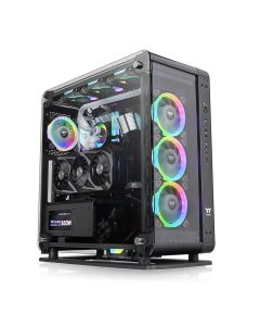 Thermaltake Core P6 Tempered Glass Mid Tower Midi Tower Sort
