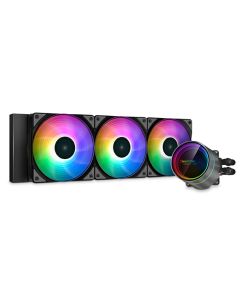 DeepCool CASTLE 360EX A-RGB Processor All-in-one liquid cooler 12 cm Sort 1 stk