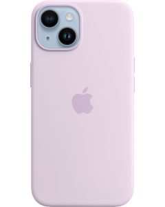 iPhone 14 silikone-etui med MagSafe (lilac)