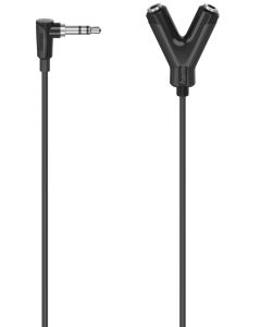 Adapter Audio 3.5 Plug to 2x 3.5 Socket