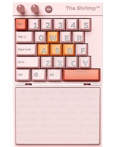 The Shrimp Model 1 mekanisk gaming tastatur (pinkey)