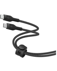 Belkin BoostCharge Pro Flex USB-C til USB-C 2.0-kabel (sort)