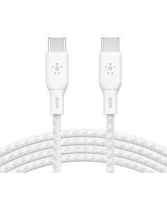 Belkin USB-C to USB-C 2.0-kabel (hvid)