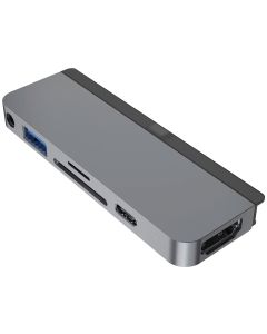 Hyper HyperDrive 6-i-1 iPad Pro USB-C-hub (space grey)