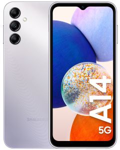 Samsung Galaxy A14 5G smartphone 4/64GB (sølv)