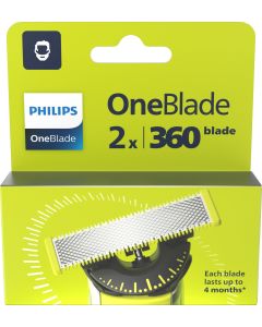 Philips OneBlade 360 erstatningsblad QP420/50 (2-pak)