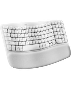 Logitech Wave Keys ergonomisk tastatur (hvid)