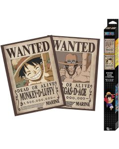 GB eye One Piece Luffy and Ace to-plakats-sæt