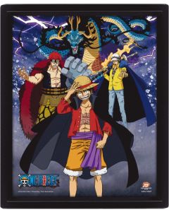 One Piece (Land of Wano) 3D lenticulær plakat