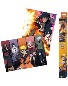 GB eye Naruto Shippuden gruppe plakaktsæt med to plakater