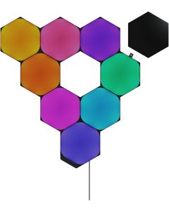 Nanoleaf Shapes Ultra Black Hexagon startersæt (9 paneler)