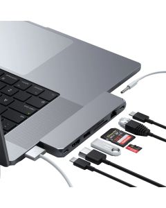 Satechi Pro Max USB-C hub (grå)