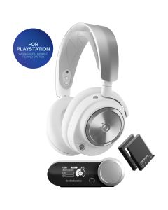 SteelSeries Arctis Nova Pro gaming-høretelefoner (PS5, hvid)