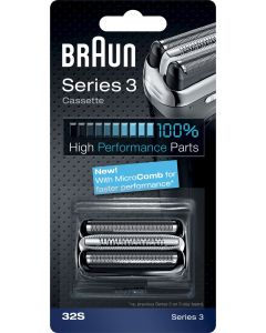 Braun Series 3 kassette 32S - sølv