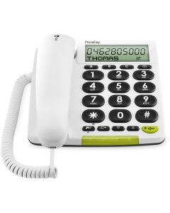 Doro PhoneEasy 312CS Fastnet Telefon (Hvid)