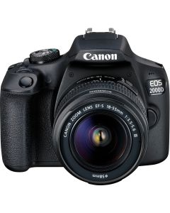 Canon EOS 2000D DSLR kamera + 18-55 mm IS II objektiv