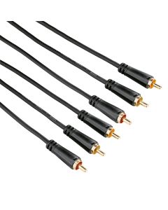 Hama AV-kabel, 2 x 3 RCA (3 m)