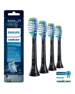 Philips Premium Plaque Defence børstehoder HX9044/33 (sort)