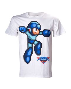 T-Shirt Nintendo - Megaman - hvid (L)