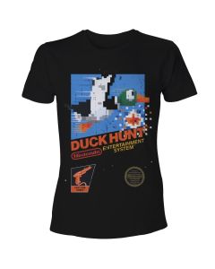T-shirt Nintendo - Duck Hunt NES - sort (S)
