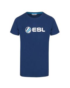 ESL basic t-shirt (L) (marine blå)