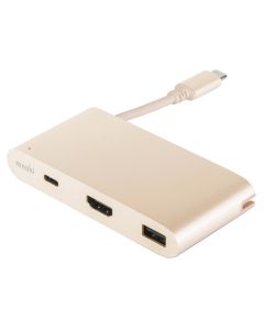 Moshi USB-C Multiport adapter - guld