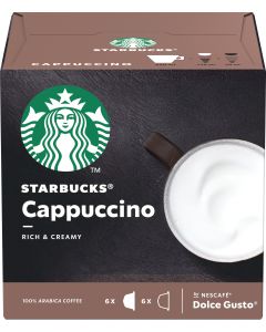 Starbucks Cappuccino kaffekapsler fra Nescafé Dolce Gusto