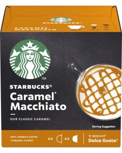 Starbucks Caramel Macchiato kaffekapsler fra Nescafé Dolce Gusto