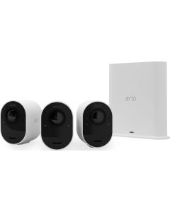 Arlo Ultra 2 4K trådløst sikkerhedskamera (3-pak, hvid)