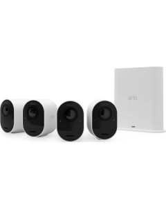 Arlo Ultra 2 4K trådløst sikkerhedskamera (4-pak, hvid)