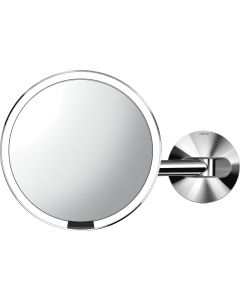 Simplehuman kosmetikspejl med smart sensor og stander (poleret stål)